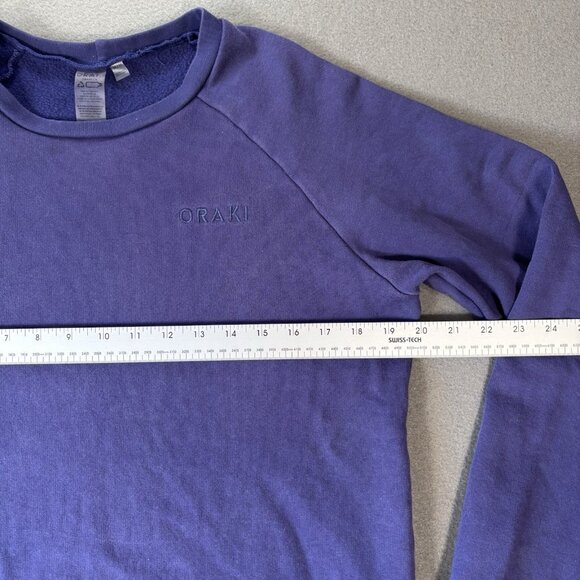 Oraki Womens Sweater M Purple Recycled Material Pullover Minimalist Eco Friendly - Picture 8 of 14
